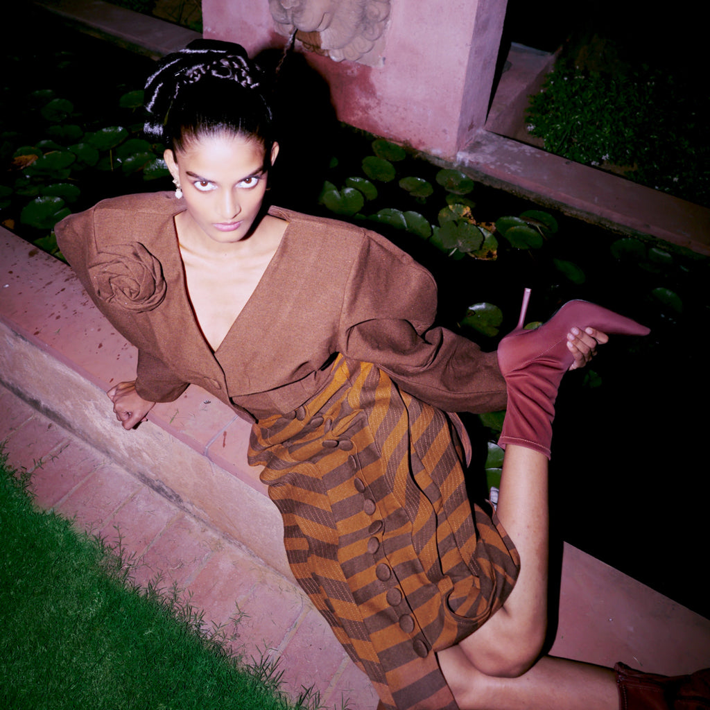 Desert Striped Skirt